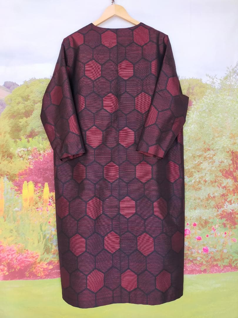 ゆったりコート　＊着物リメイク