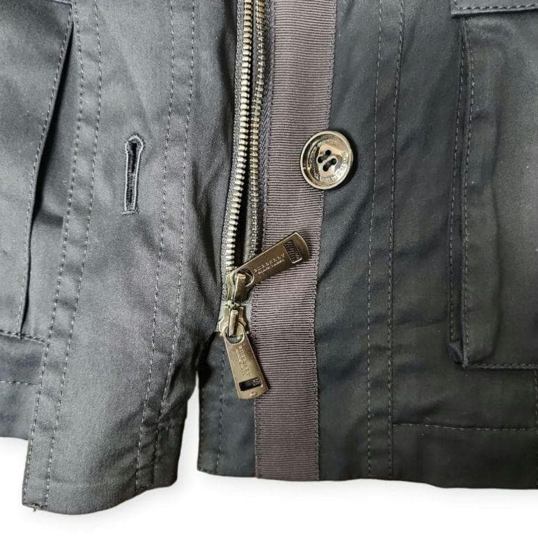 ✨超美品✨バーバリーブラックレーベル ショート トレンチコート L ノバチェック