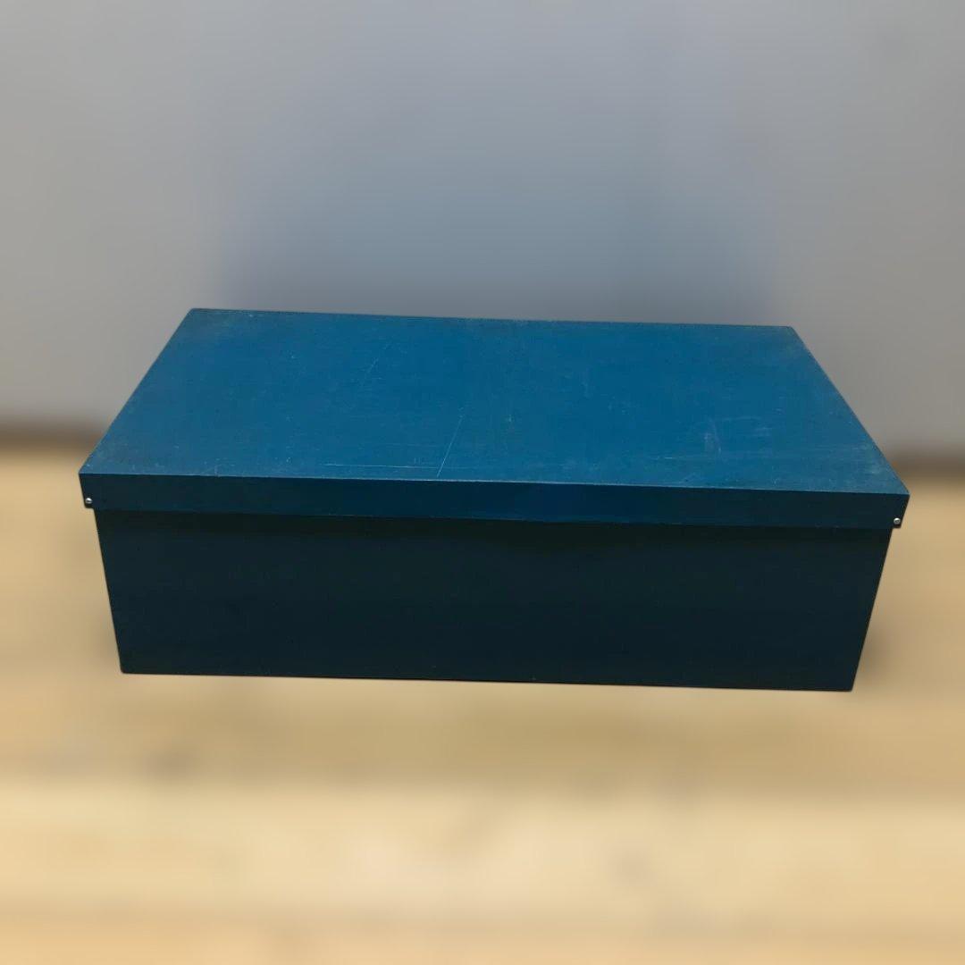 【送料無料】ヴィンテージ調 メタル収納ボックス スチール製　250805-2