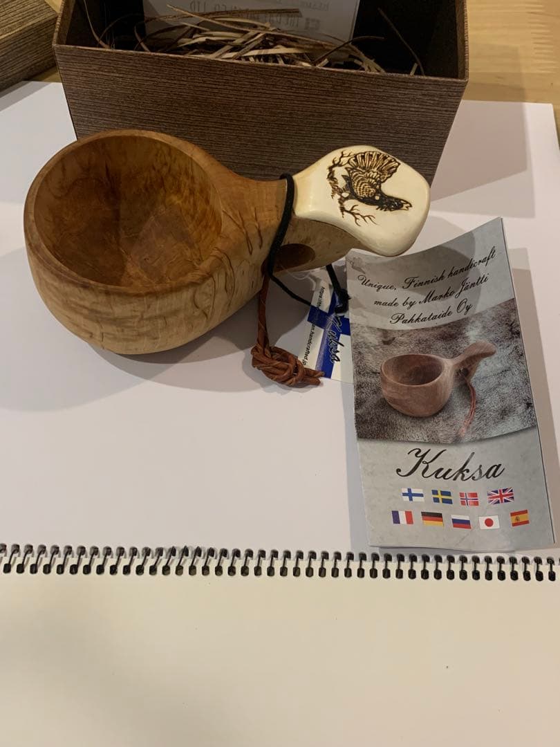 タグ付き 未使用 ⭐︎ ククサ pahkataide パッカタイデ