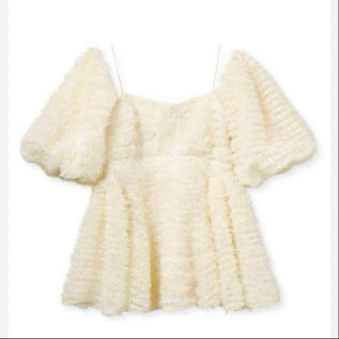 LILY BROWN 3way シアージャガードぺプラムブラウス