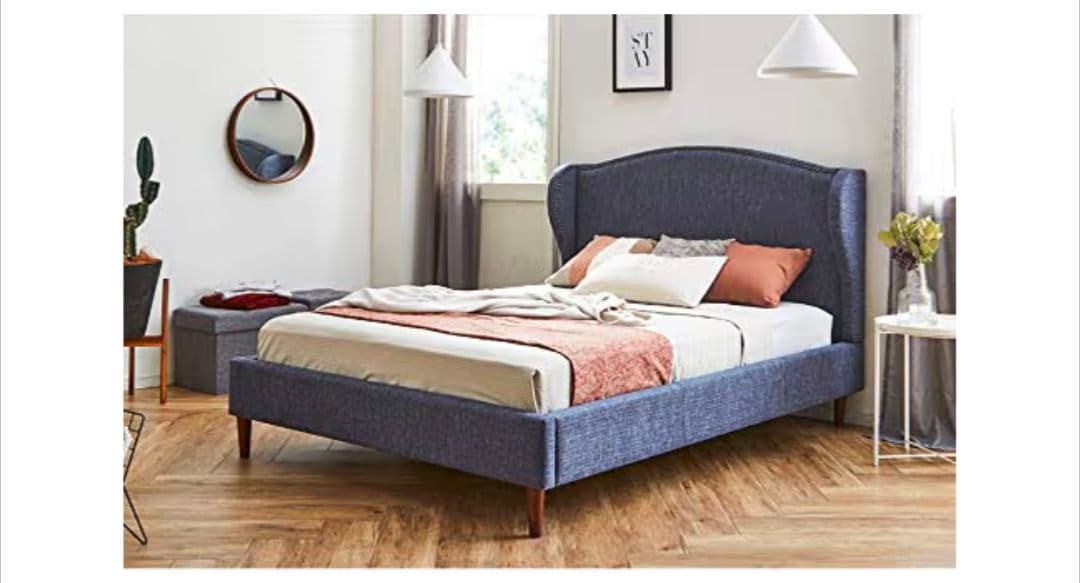 Francfranc風　ダブルベッドフレーム