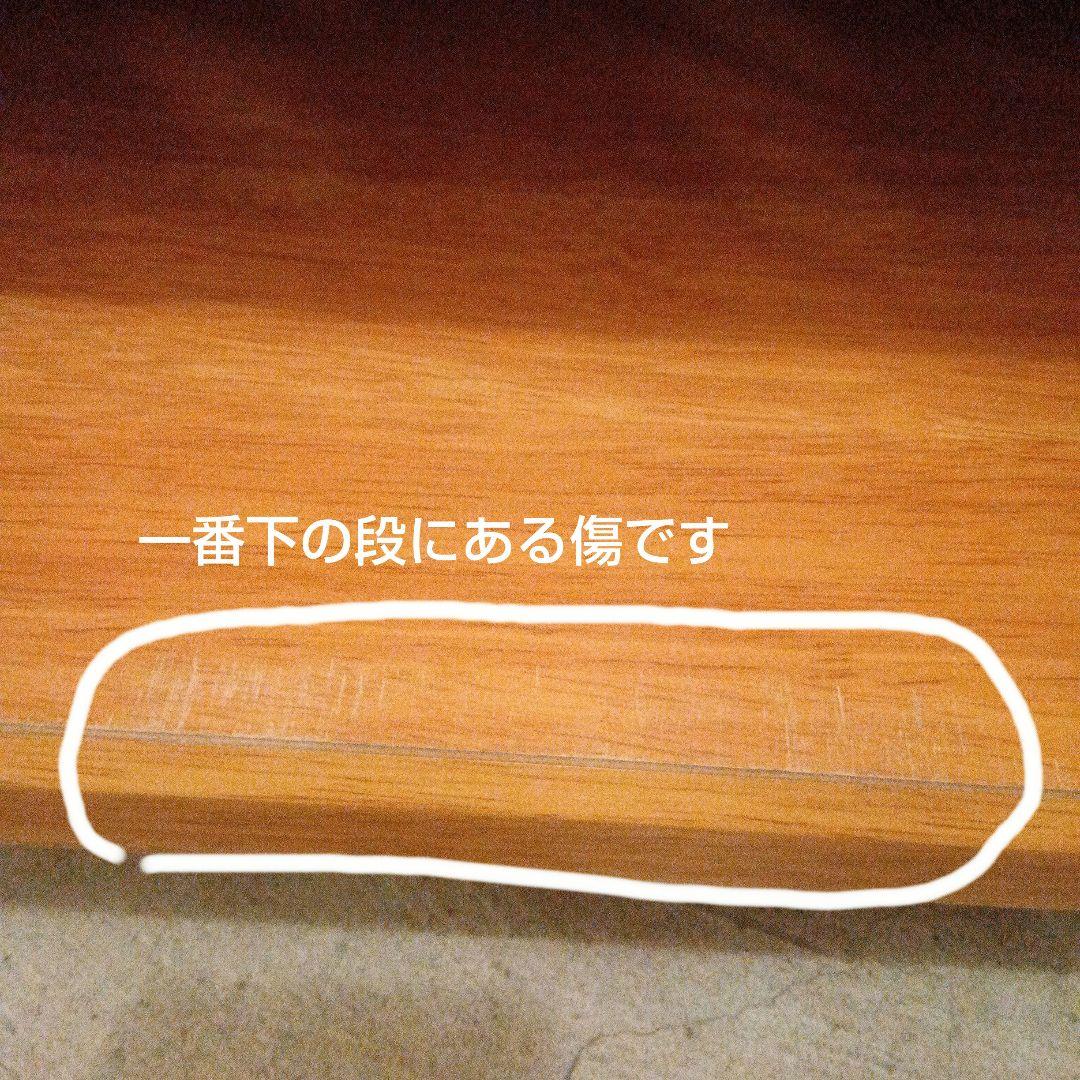 木製シューズラック 格子扉 6段収納