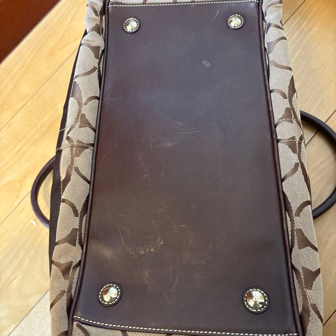 COACH ボストンバッグ ベージュ・ブラウン