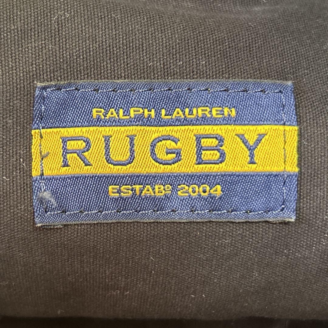 RALPH LAUREN RUGBY トートバッグ キャンバス×レザー スカル