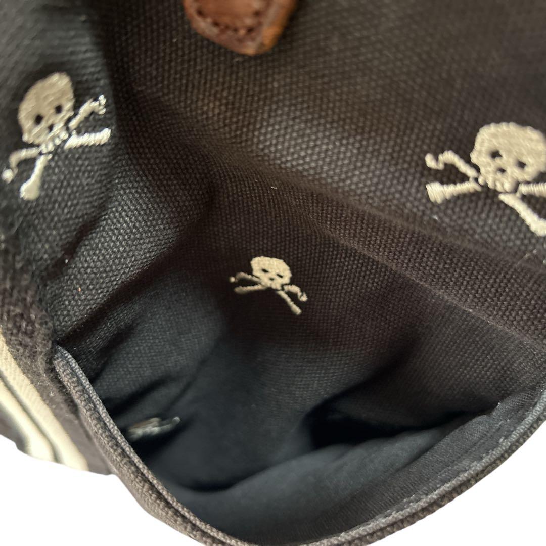 RALPH LAUREN RUGBY トートバッグ キャンバス×レザー スカル