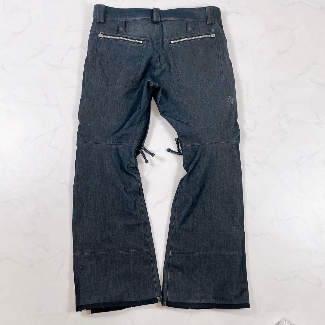 AA HARDWEAR DEAD KANSAS デニム調スノーウェア上下セット