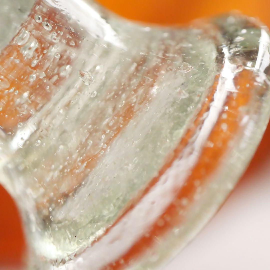 ペロペロ 装飾有り デカペロ 気泡 レトロ 昭和 和ガラス