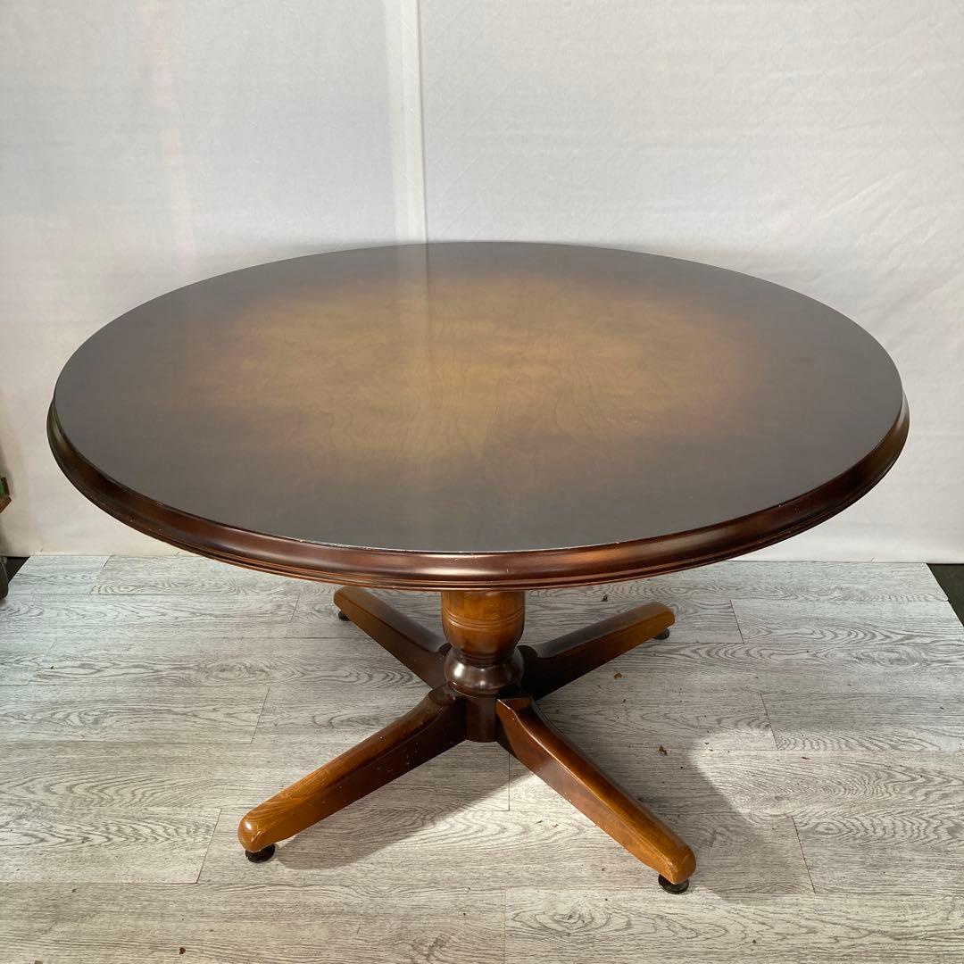 飛騨産業　キツツキ　丸テーブル　ダイニングテーブル