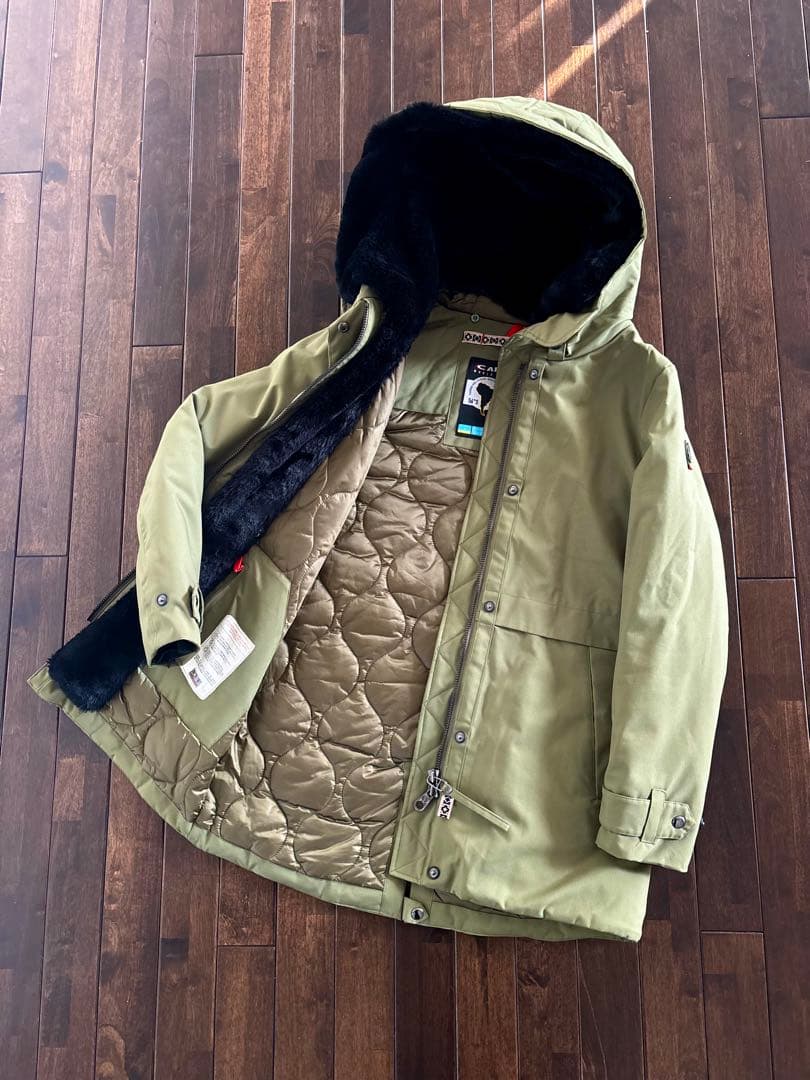 ケープホーン/未使用近 REMOTA リモータ ダウンジャケット カーキ 42