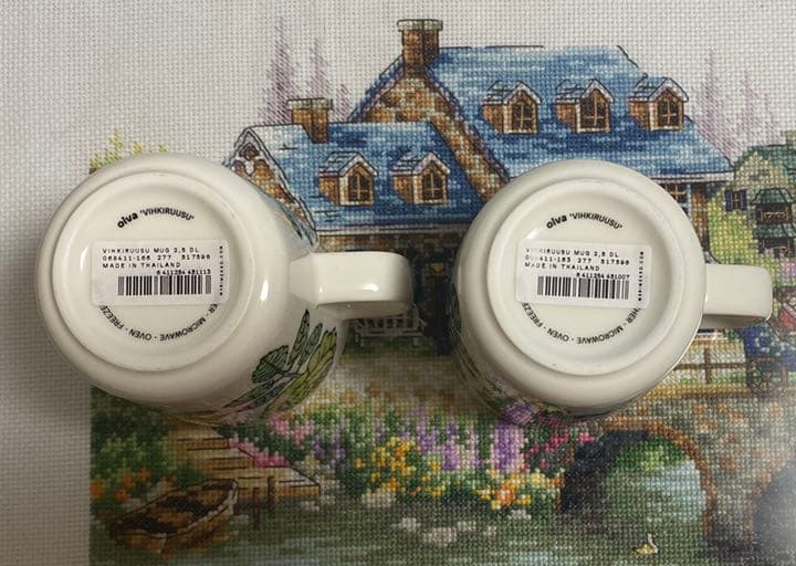 新品marimekko ヴィヒキルース/グリーン、ピンク２個セット