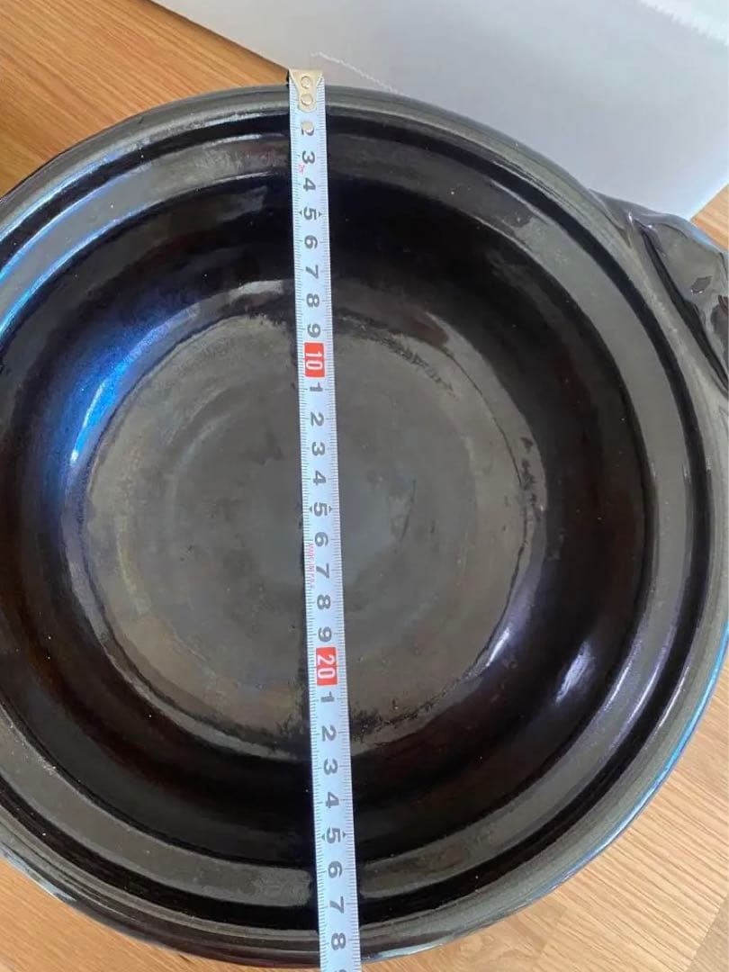 雲井窯 土鍋　鴨釉　九寸（9号）盆鍋