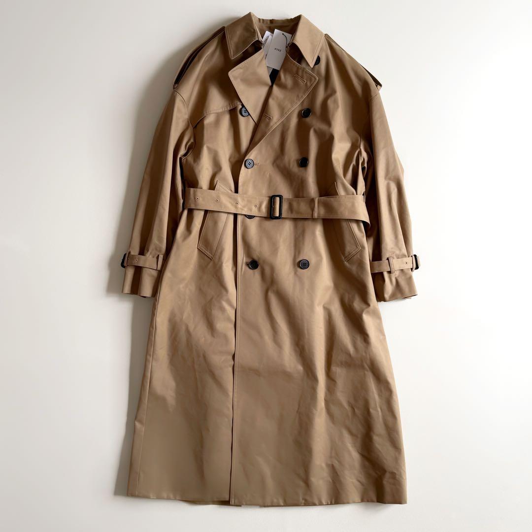 新品　ハイク　トレンチコート　ビッグフィット　ベージュ　2