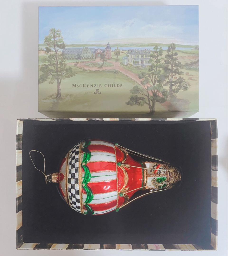 MACKENZIE CHILDS ガラス気球オーナメント（現在公式販売無し）