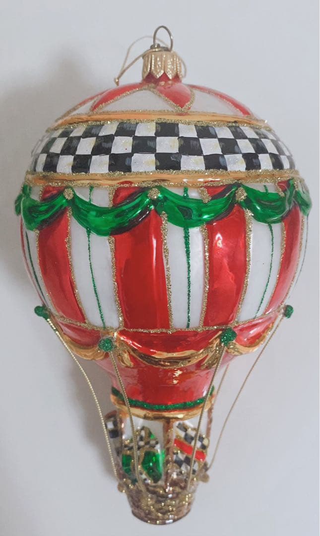 MACKENZIE CHILDS ガラス気球オーナメント（現在公式販売無し）