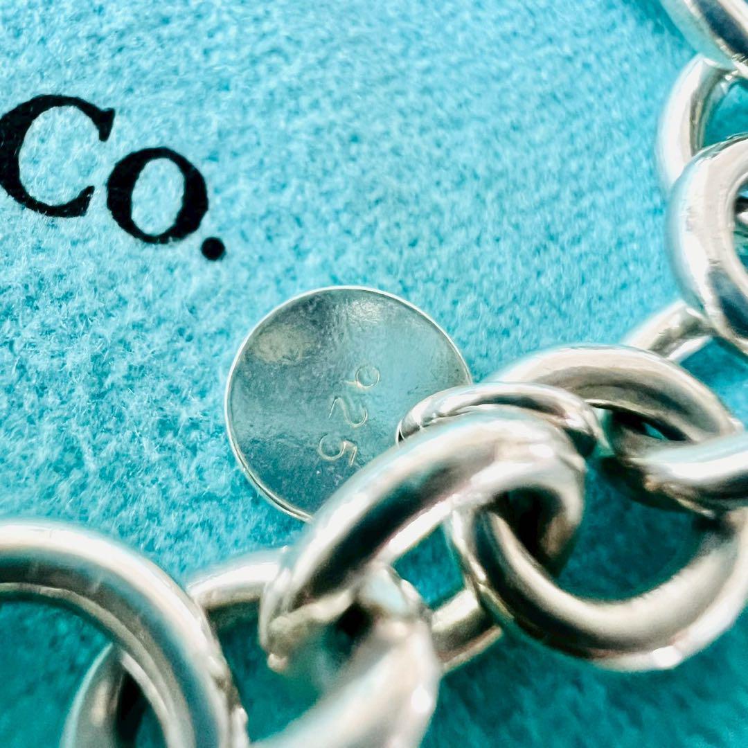 希少✨ティファニー　ブレスレット　カデナ　ロック　鍵　キー