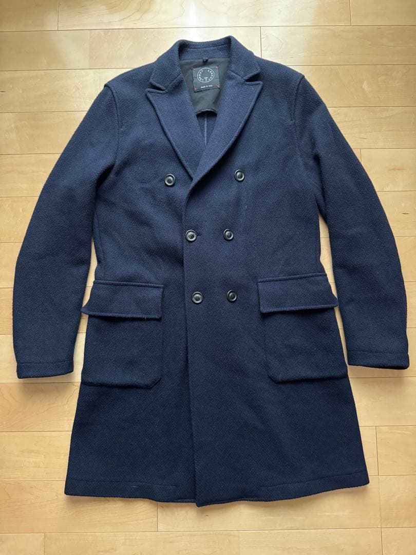 T-JACKET ダブルブレストコート　チェスターコート　検　ロングコート