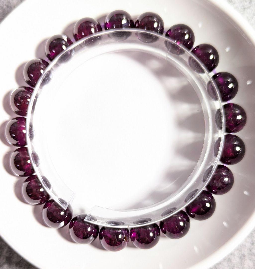 本日限定✿天然美品〘真紅の宝石〙ロードライトガーネット*ブレス【８.8mm珠】