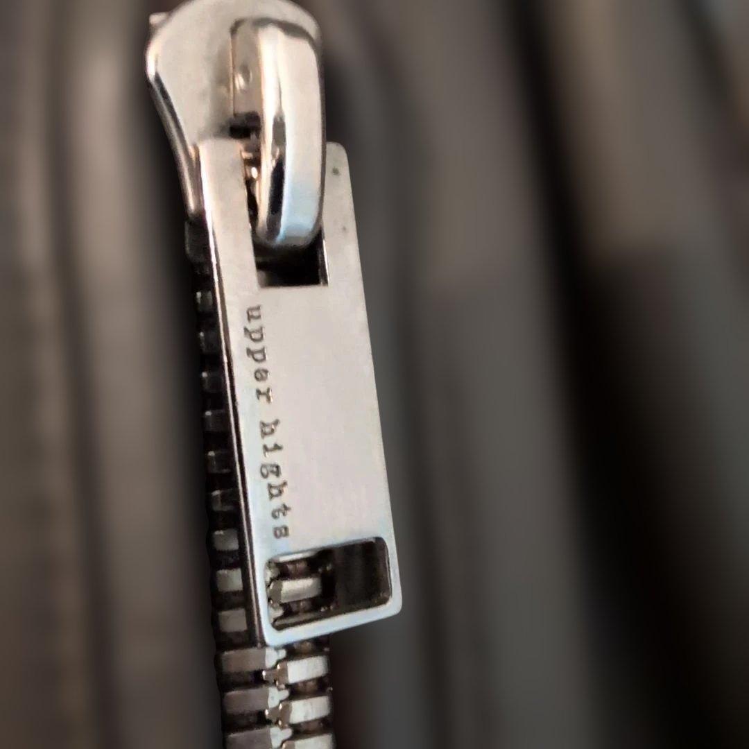upper hights チャコールグレー レザーライダースジャケット　サイズ1