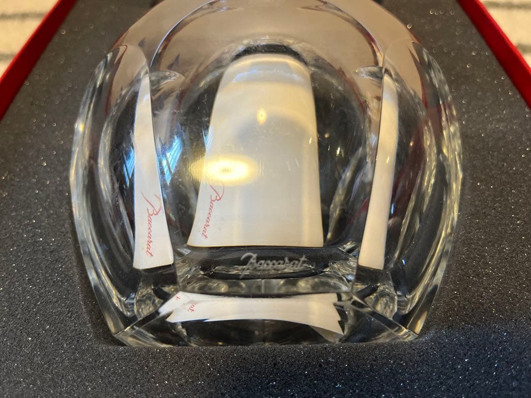 美品◎バカラ　アルクール花瓶　フラワーベース　箱付　バラスターベース　大型サイズ