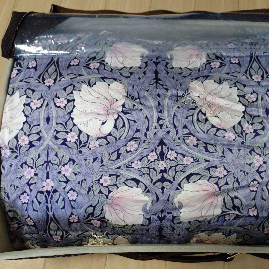 V&Ì 真綿肌掛けふとん 生繭京都丹後手引き真綿 綾引き 絹100％