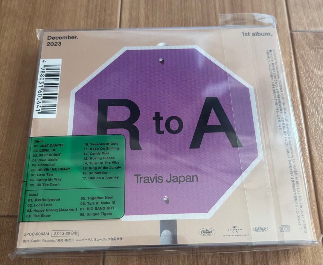 Travis Japan 1stアルバム Road to A