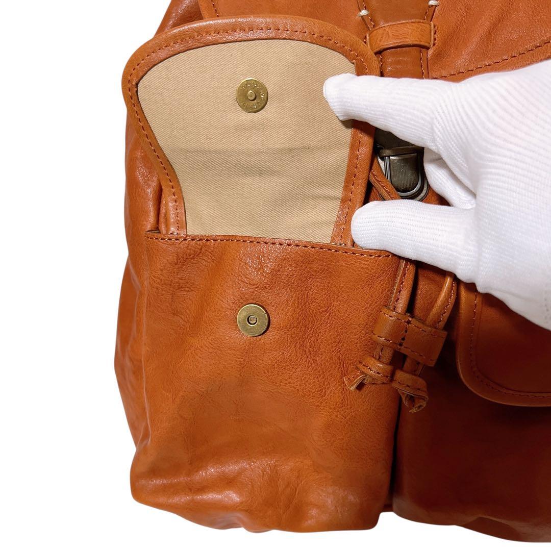 【美品】 Dakota リュック ビーバー 牛革 キャメル ダコタ