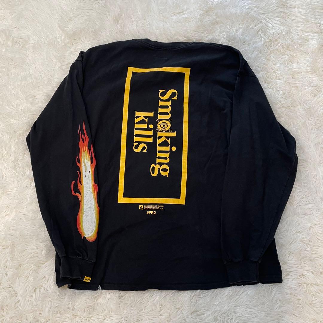 FR2 × ONE PIECE SANJI ワンピース　サンジ　ロングT XL