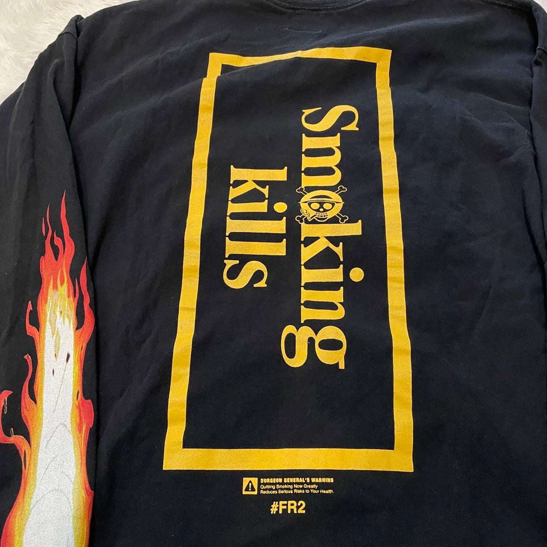 FR2 × ONE PIECE SANJI ワンピース　サンジ　ロングT XL