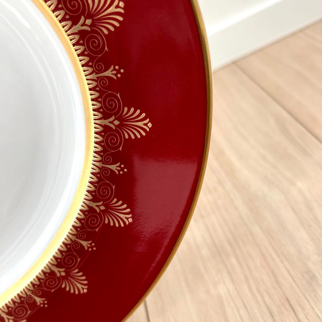 【希少 】 アンセミオン ルビー オーバルプレート 35cm