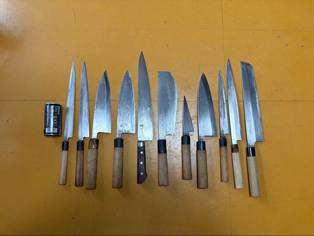 包丁　源直次　貞宗　國重　助廣　11本