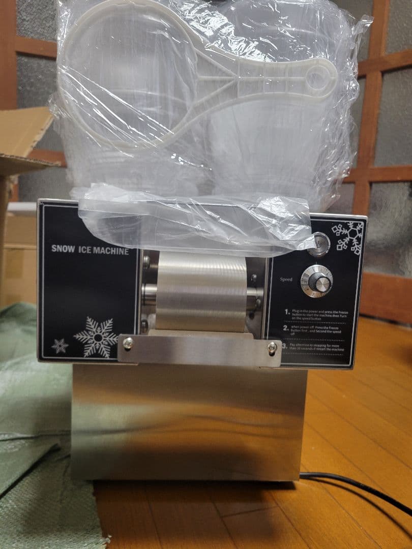 新品 今話題の 氷のいらないかき氷機 糸ピンス かき氷機