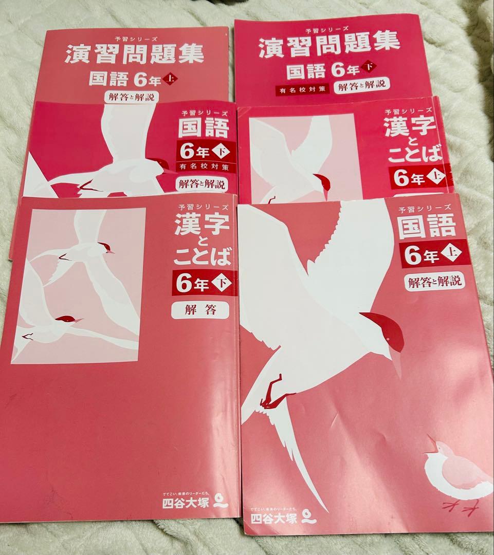 予習シリーズ 演習問題集 国語 算数 6年生 解答・解説付き 早稲アカ 四谷大塚