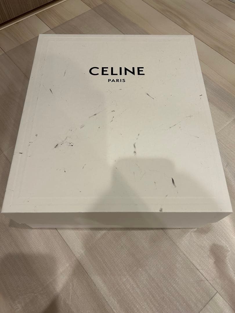 【サイズ41】CELINE ホワイト ブラック スニーカー