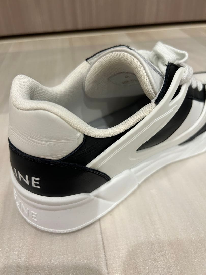 【サイズ41】CELINE ホワイト ブラック スニーカー