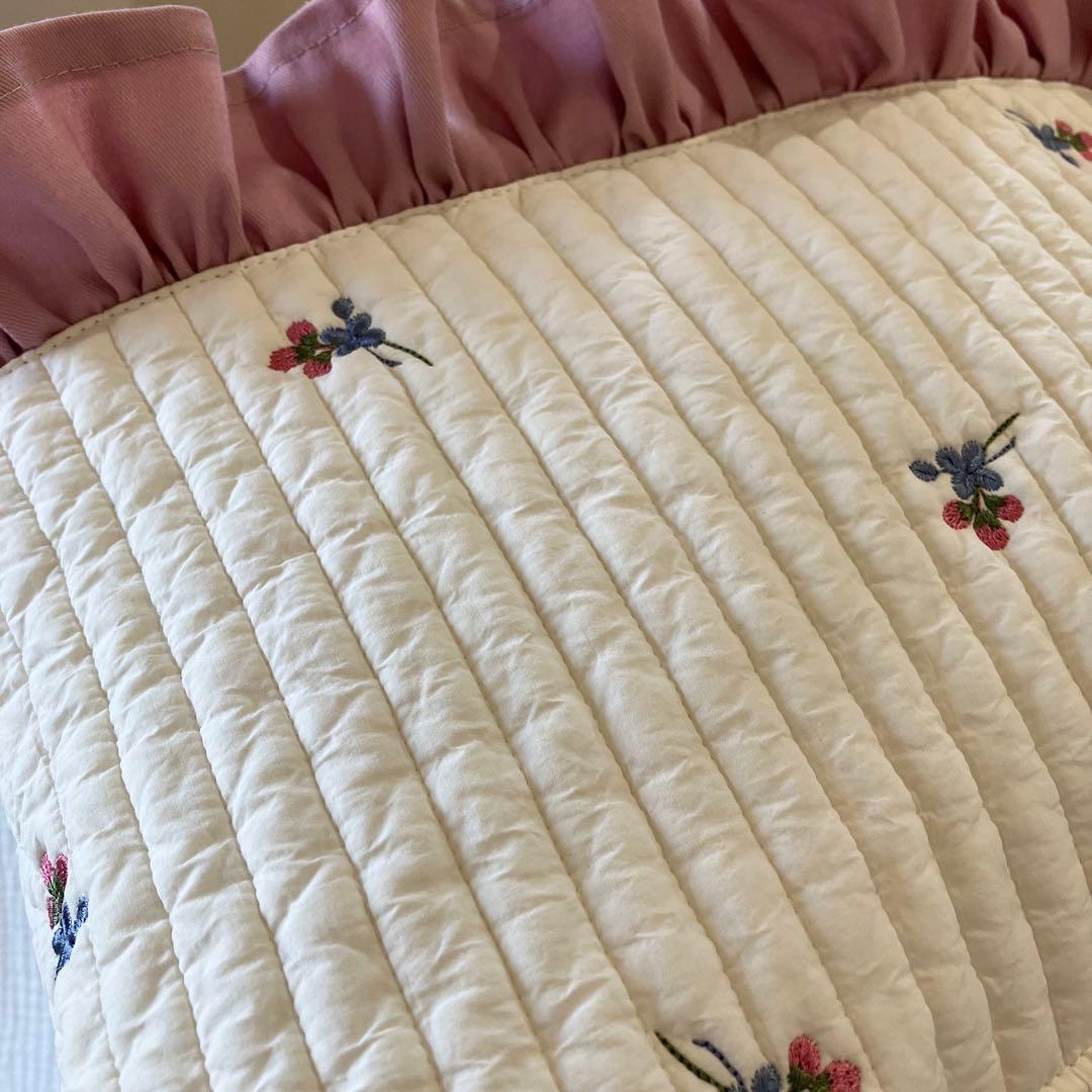 ヌビ フラワー おはな レッスンバッグ 入園入学 イブル ラベンダーピンク 撥水