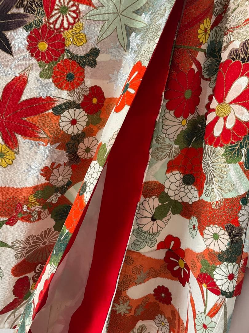 七五三　6歳〜7歳向き　アンティークお着物セット