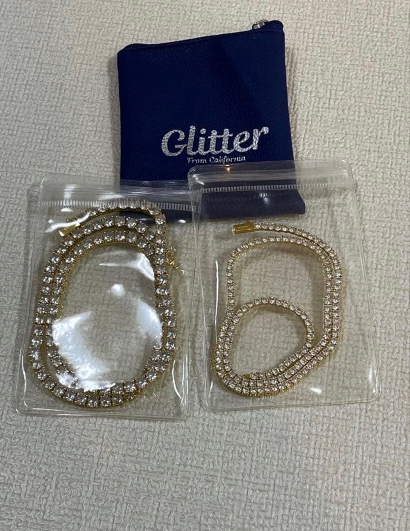 アクセサリー Glitter 3mm & 5mm Luxury Tennis Chain