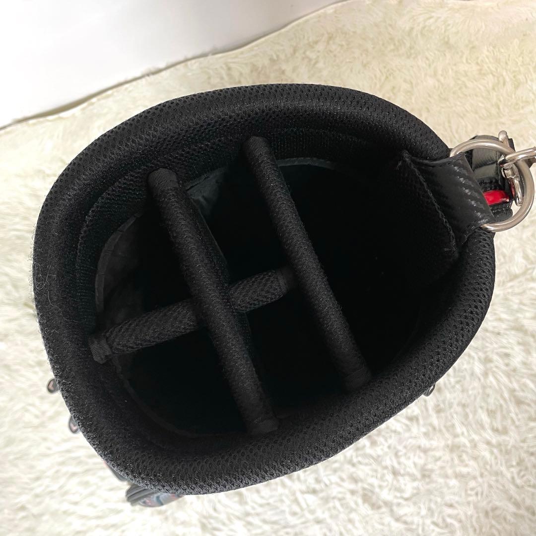 人気モデル✨訳あり格安✨良品 キャロウェイ キャディバッグ カート 黒赤 フード