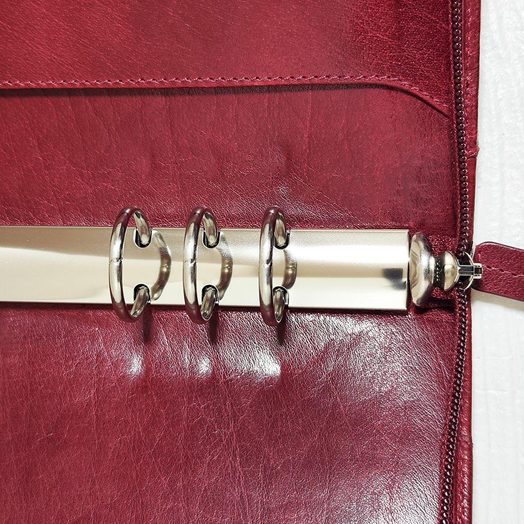 ファイロファックス fILOFAX ロックウッド ジップ A5 ガーネット