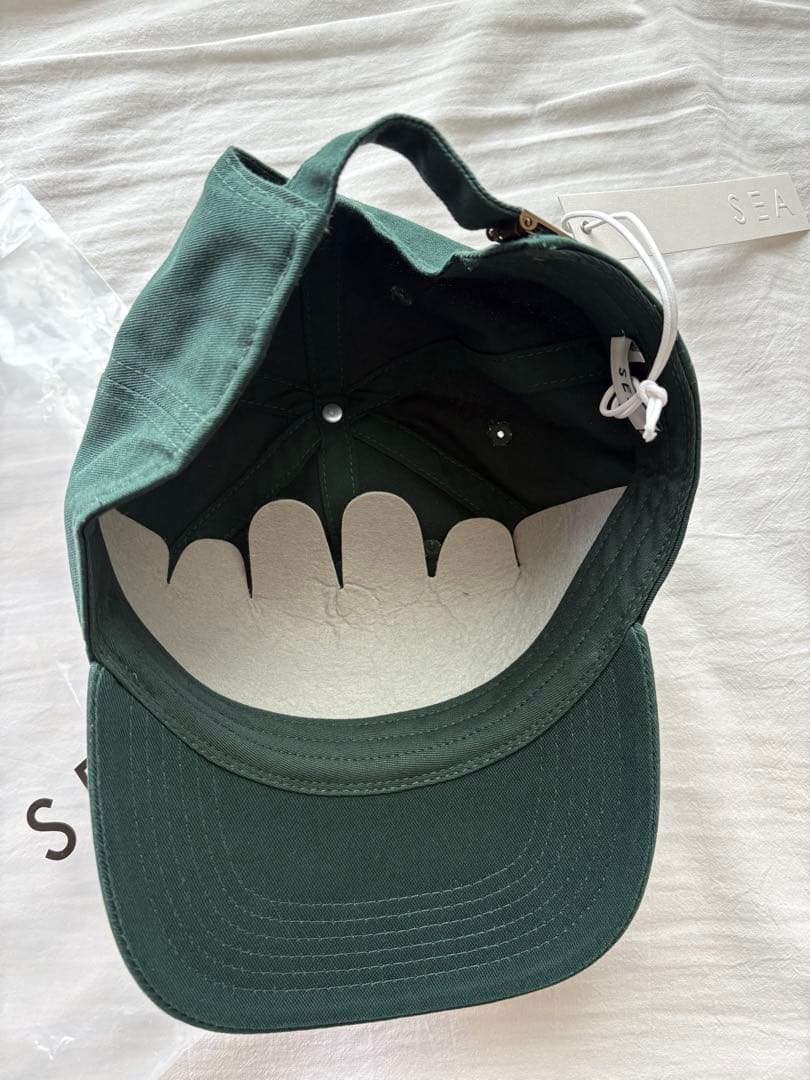 タグ付き！SEA seavalley smcワッペンキャップ　グリーン