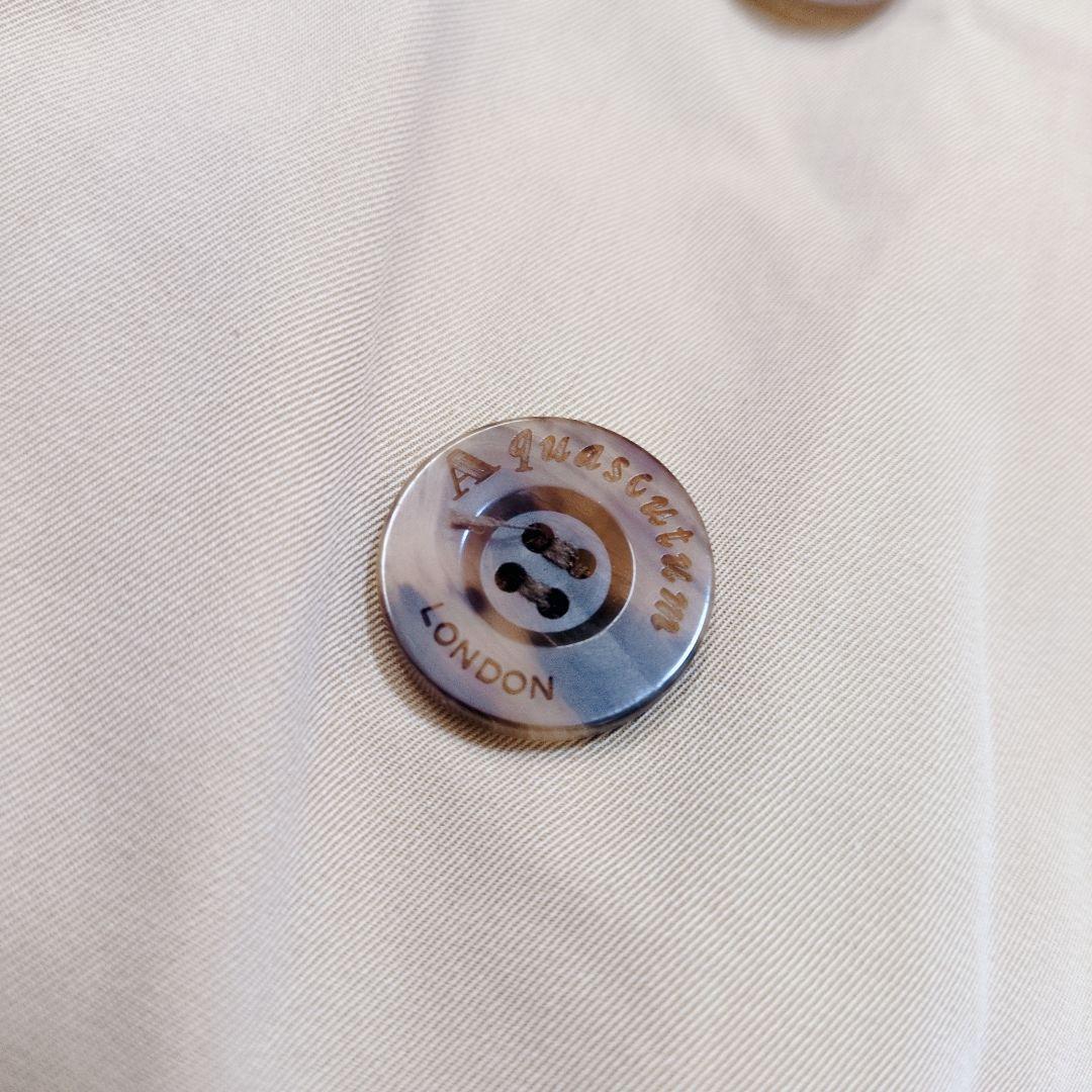 ■近年・美品■アクアスキュータム トレンチコート ダブル ライナー ベルト