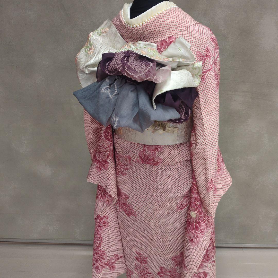 振袖セット⭐️ピンク レース　150〜160cm位の方