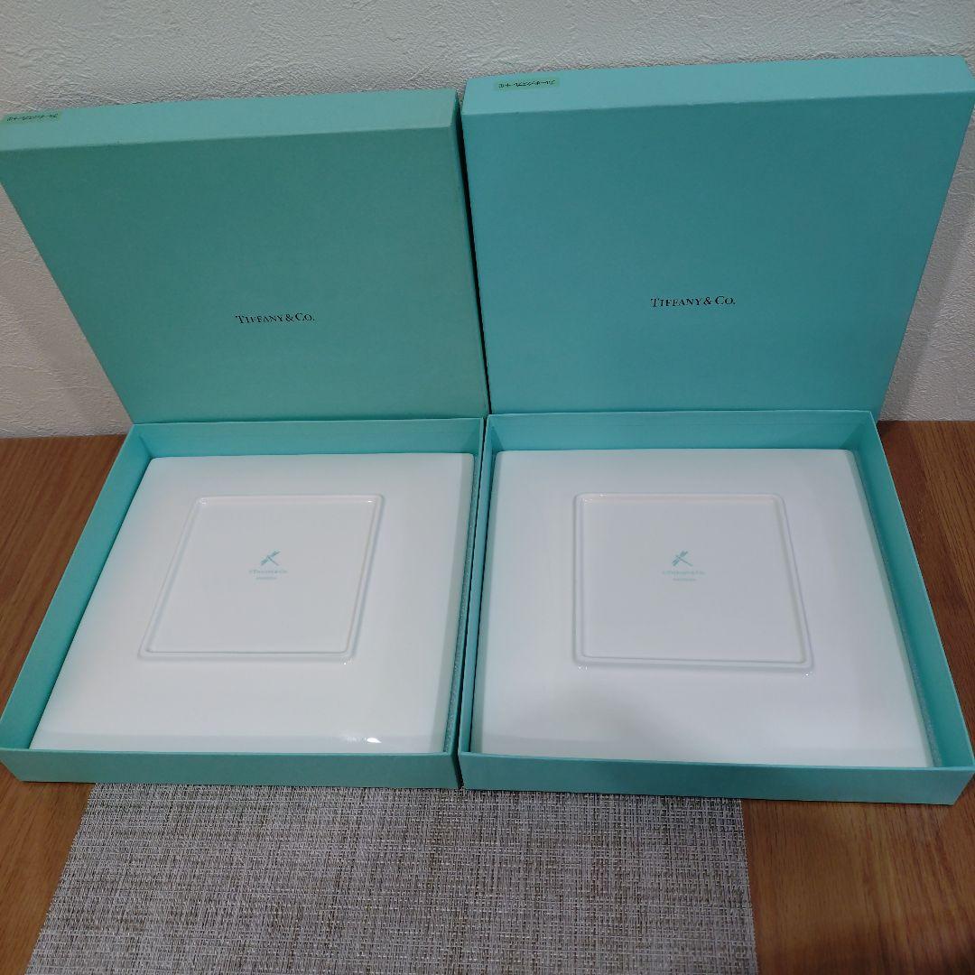 未使用　ティファニー 24㎝プレート2枚セット
