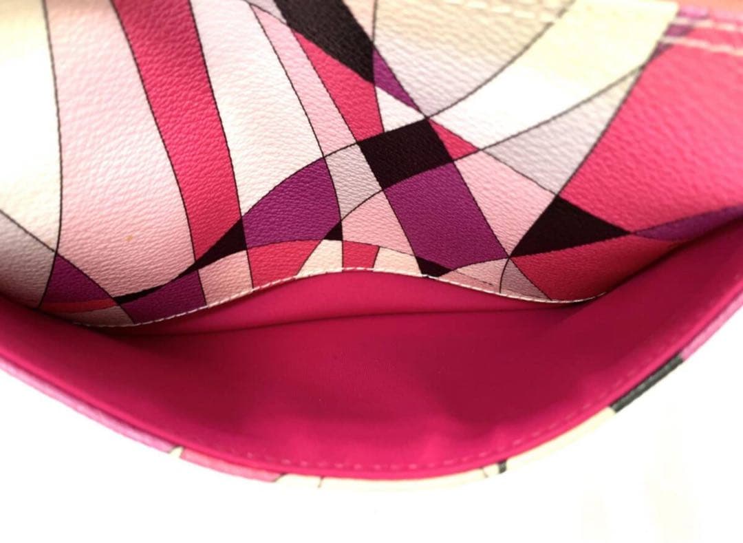 T04/109EMILIOPUCCIエミリオプッチプッチ柄ポーチ マルチカラー