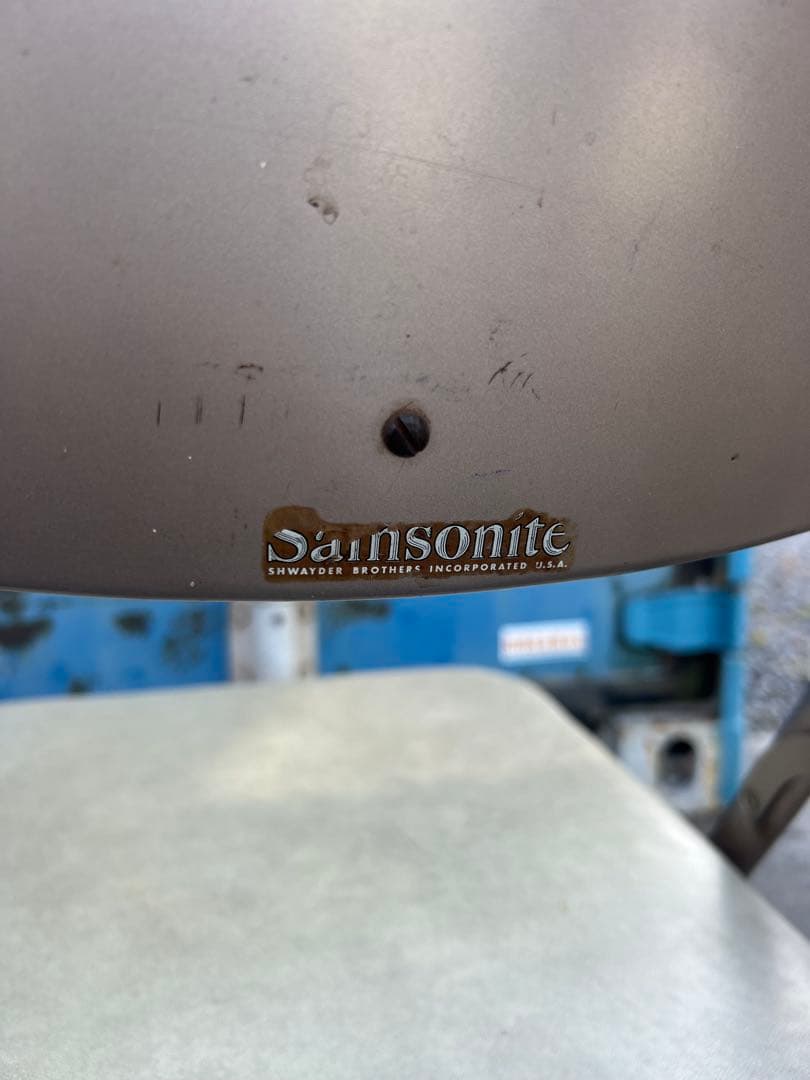 【2脚セット】USA Samsonite ヴィンテージ フォールディングチェア