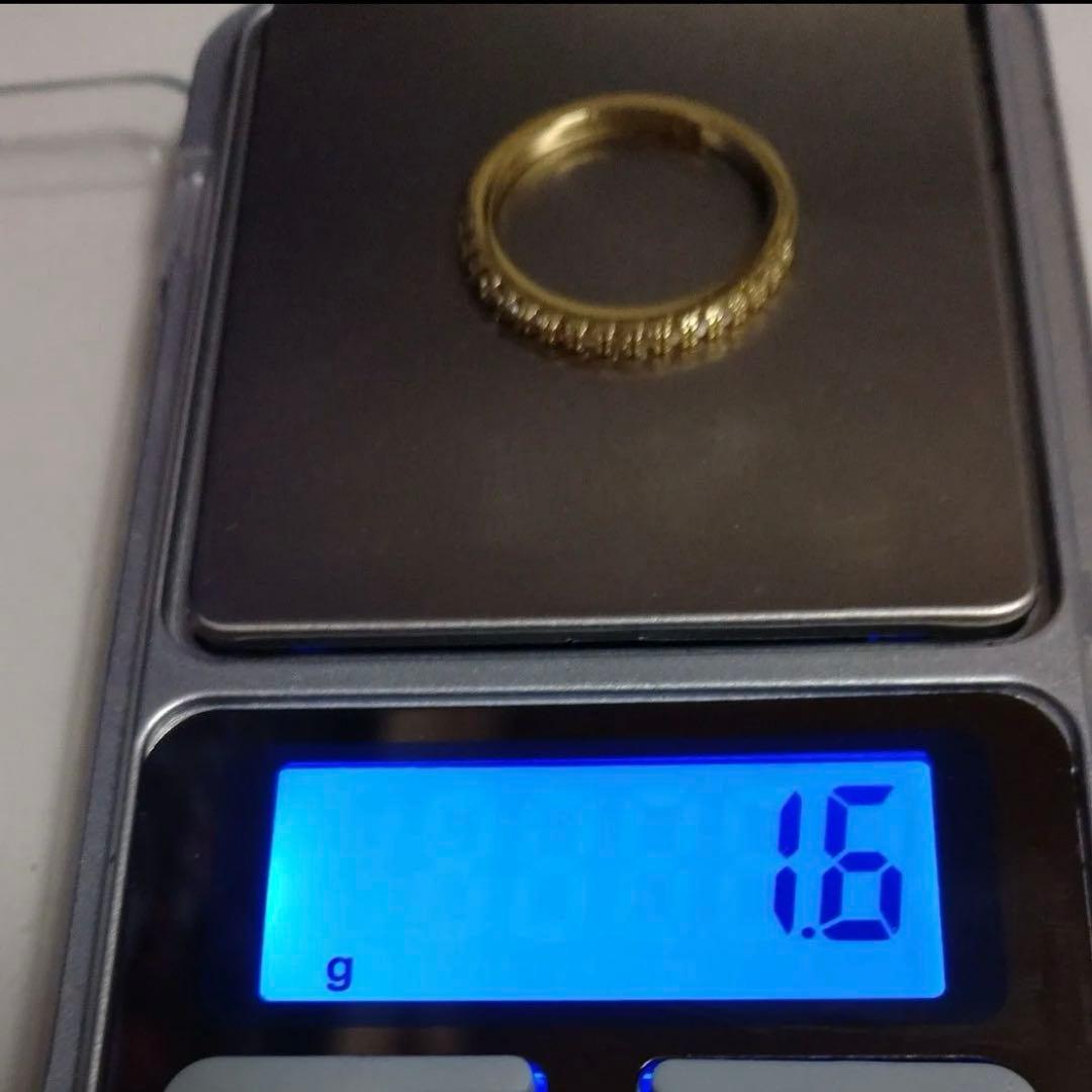 ゴールド ツイストデザインリング 1.6g