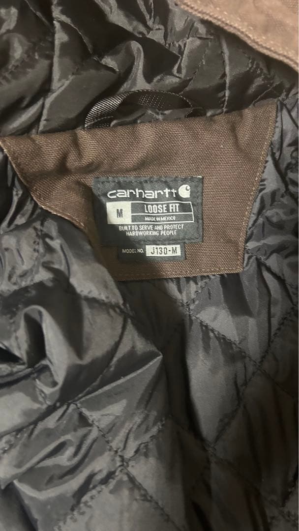 Carhartt アクティブジャケット ダークブラウン Mサイズ