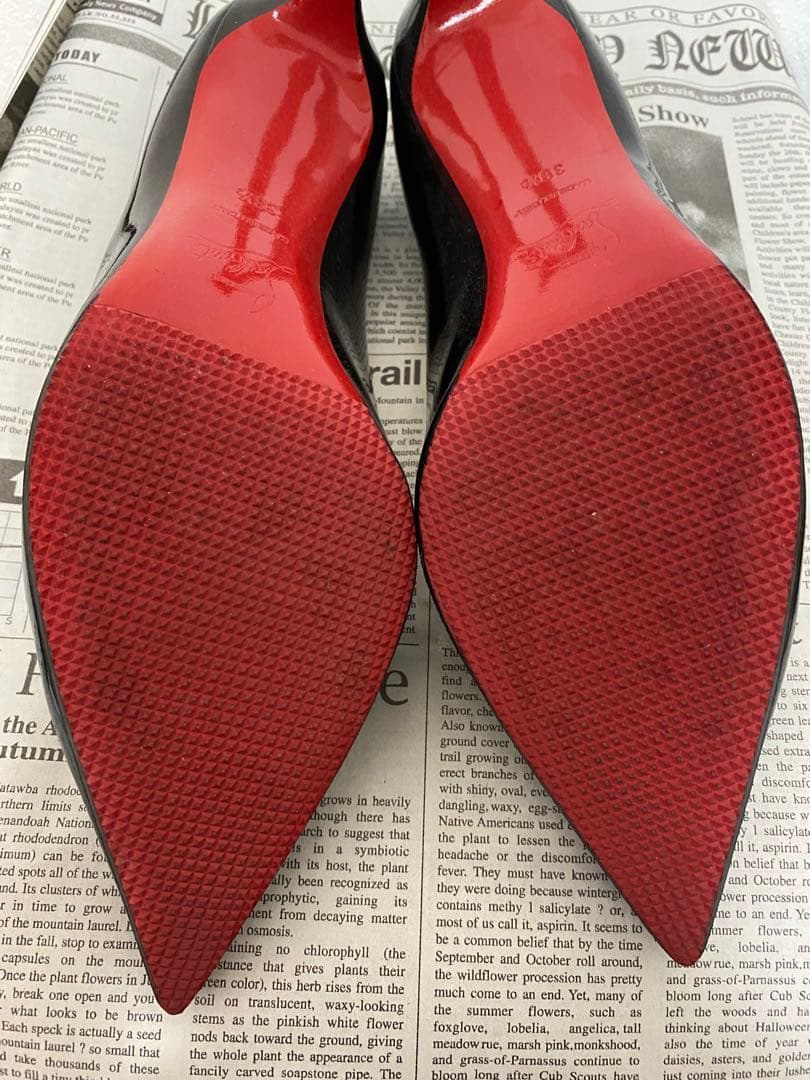 お値下げ致しました。Christian Louboutin ブラック ハイヒール
