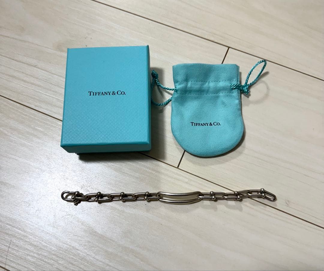 【レア品】tiffany ハードウェア　ミディアムリンク　ブレスレット